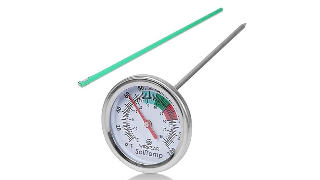 waterproof compost soil thermometer