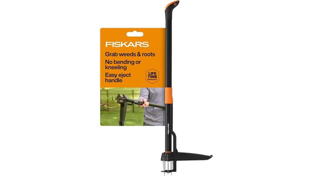 weed puller with ergonomic handle