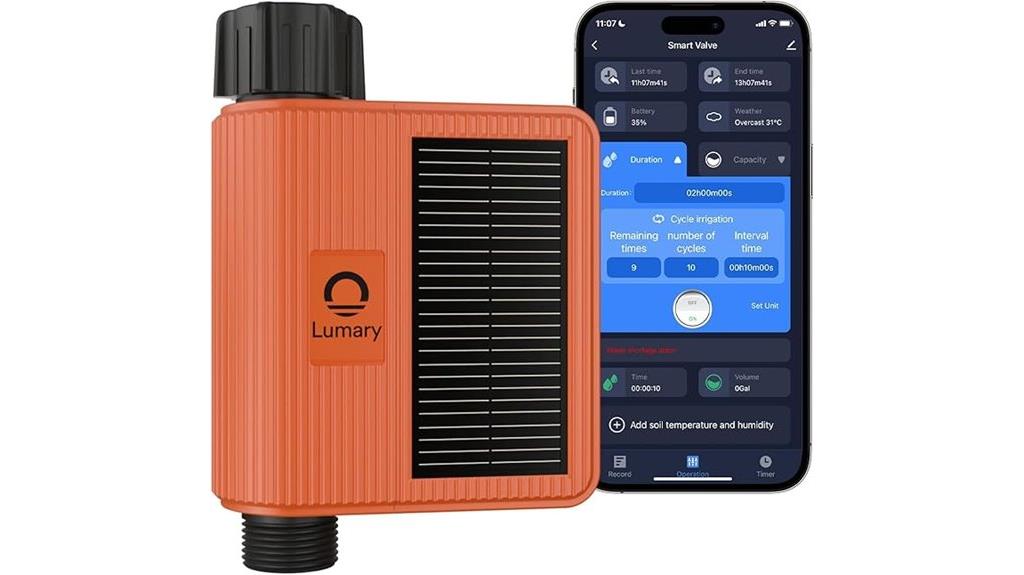 wifi enabled solar water timer