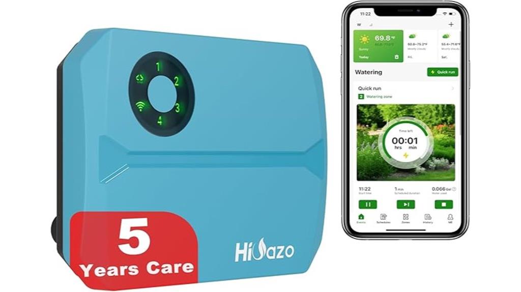 wifi sprinkler controller features