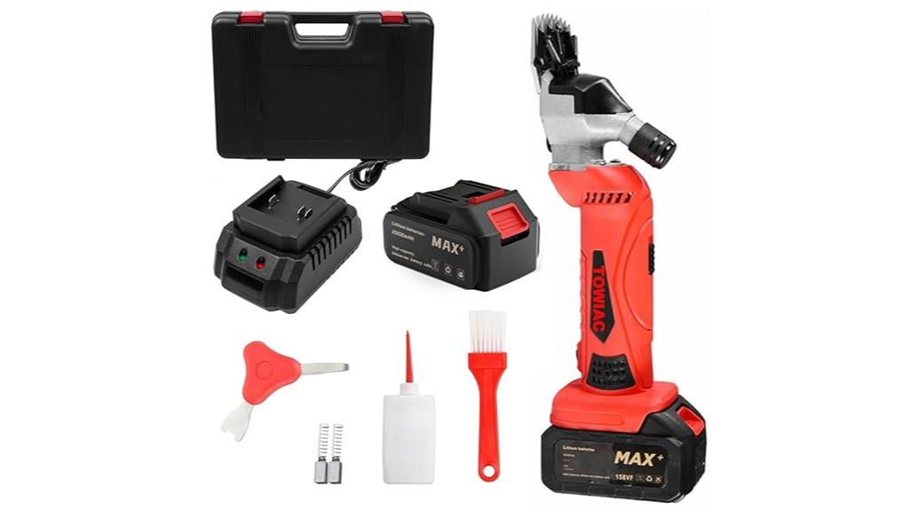wireless livestock shearing equipment