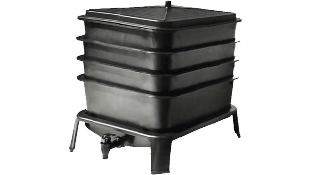 worm composting with soil meter
