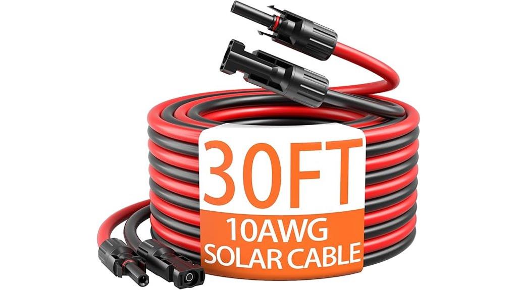 10 gauge 30ft solar cable