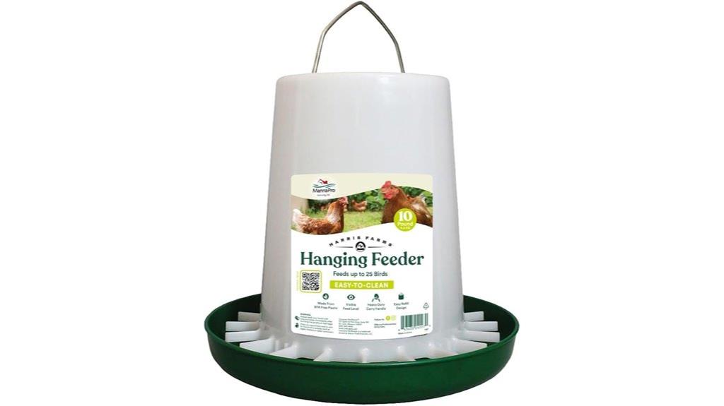 10 lb plastic poultry feeder