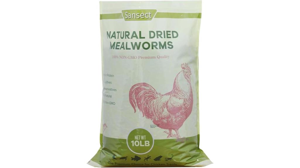 10 pound natural bird mealworms