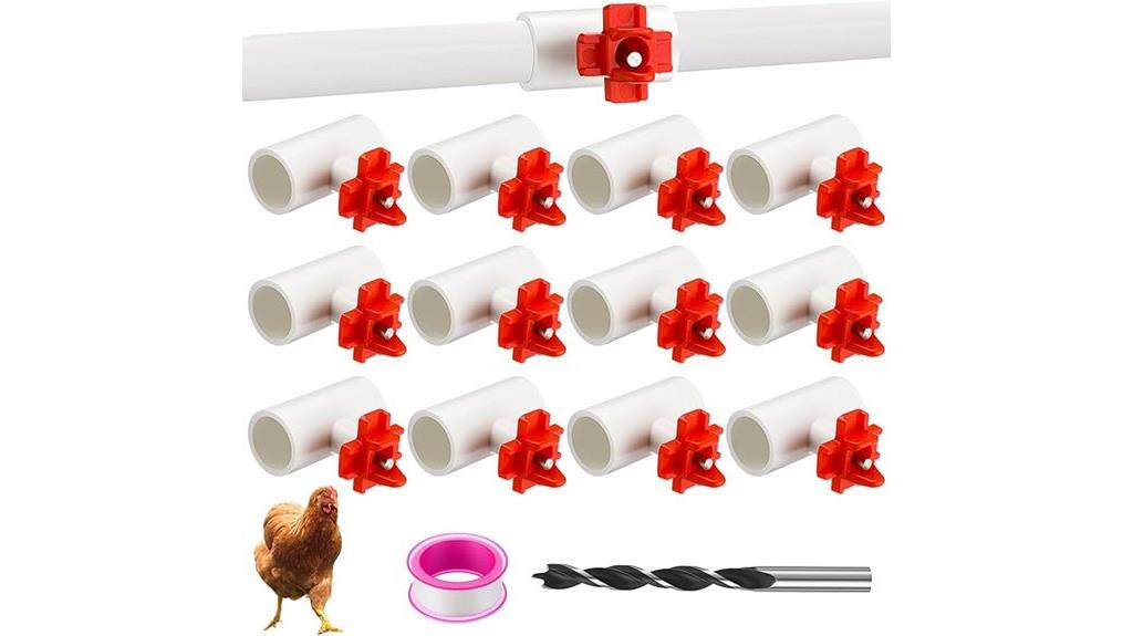 12 pack chicken waterer nipples