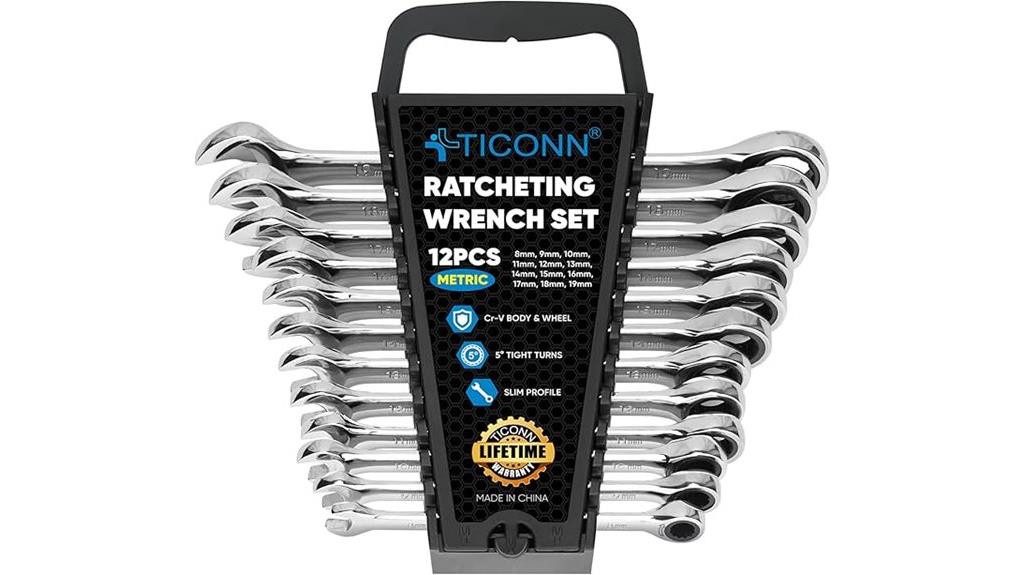 12 piece metric wrench set