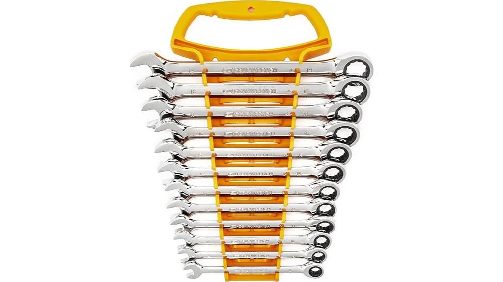 12 piece ratcheting wrench set