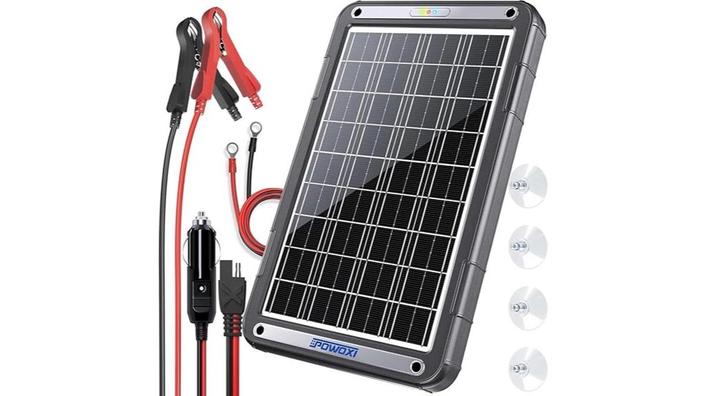 12v solar car charger