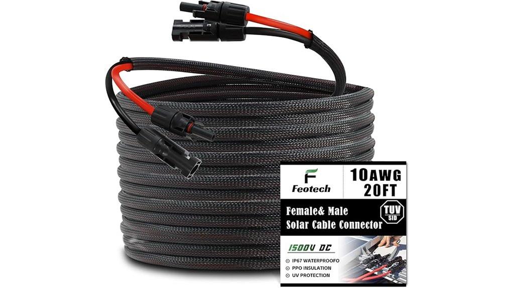 20 foot solar cable