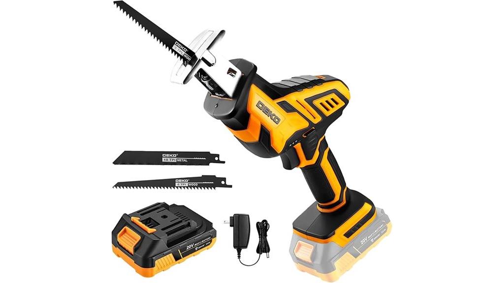20v cordless reciprocating saw