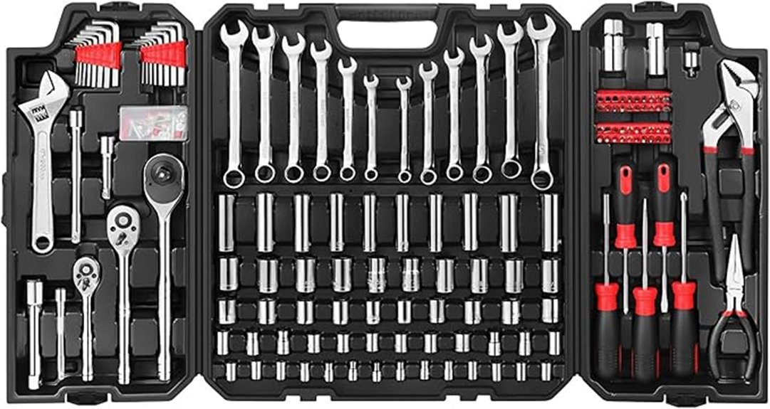 248 piece mechanic tool set