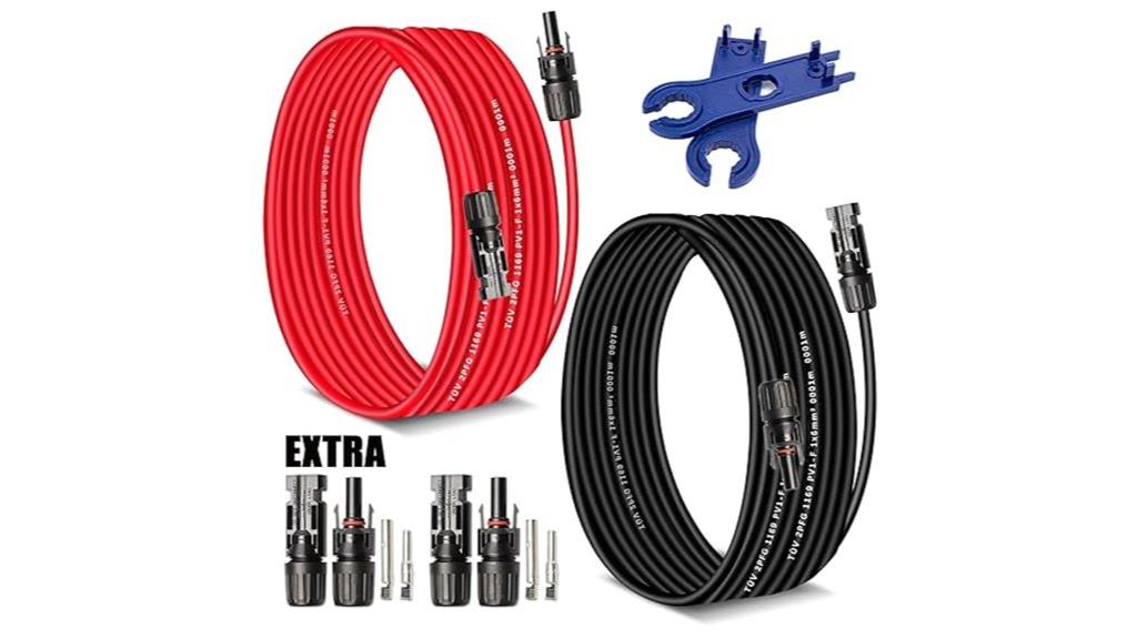 30 ft 10awg solar cable