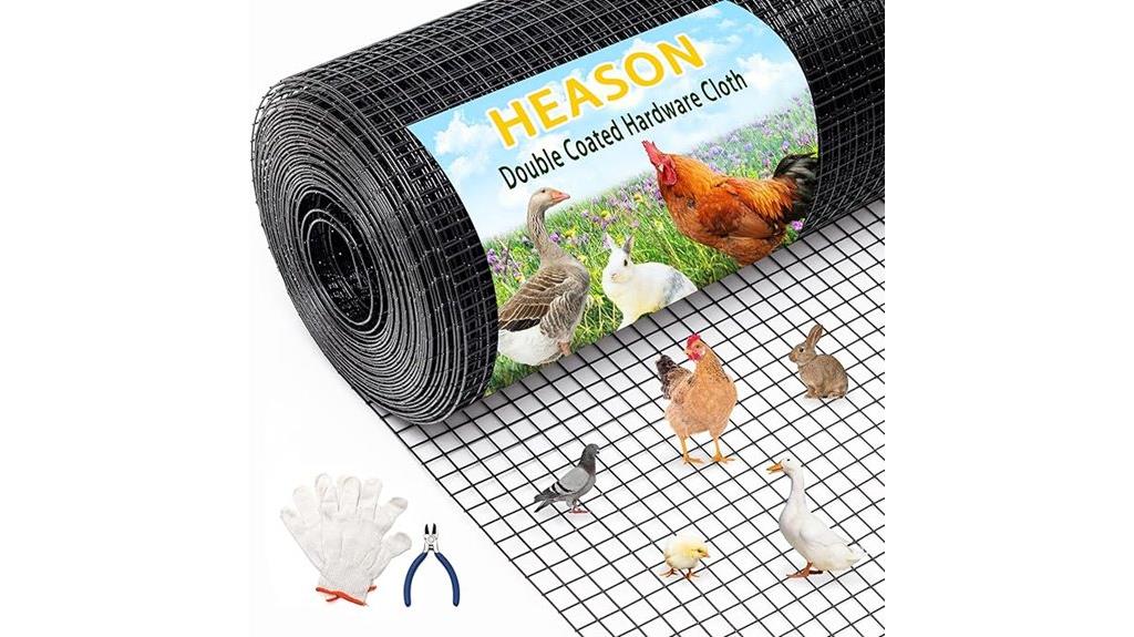 36 inch black pvc fencing
