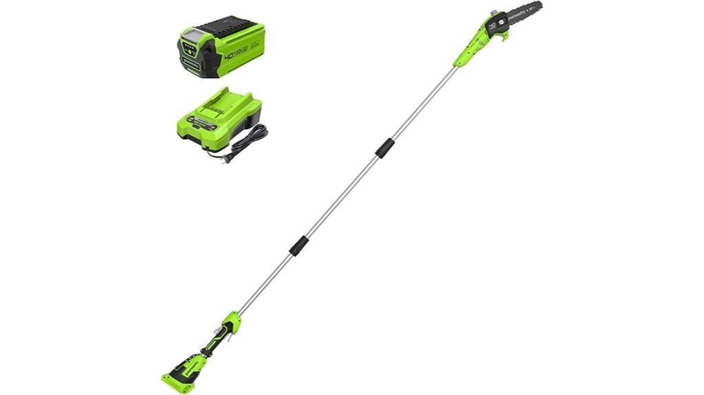 40v cordless polesaw