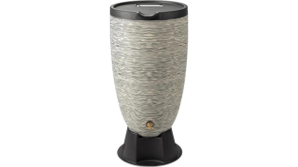 50 gallon rain barrel set