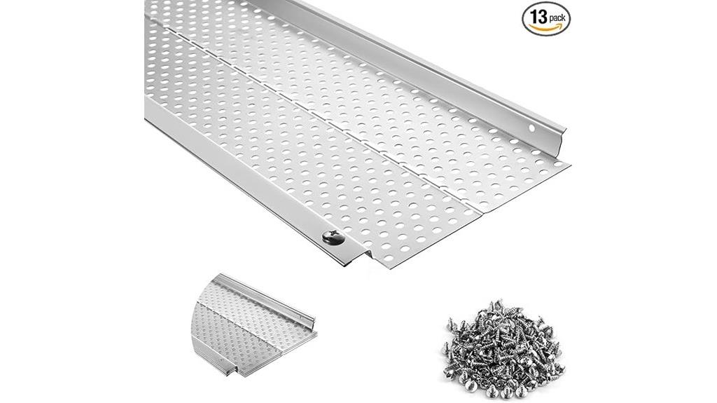 5 inch gutter guard pack