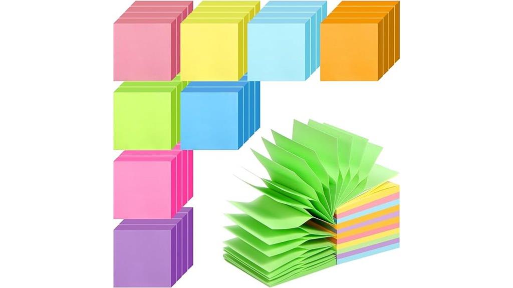 64 pad accordion sticky notes
