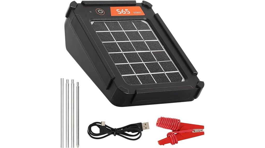 65 joules solar fence charger