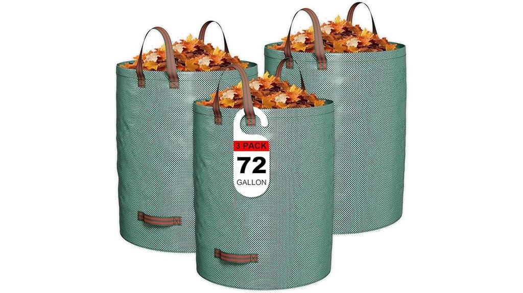 72 gallon reusable yard bags