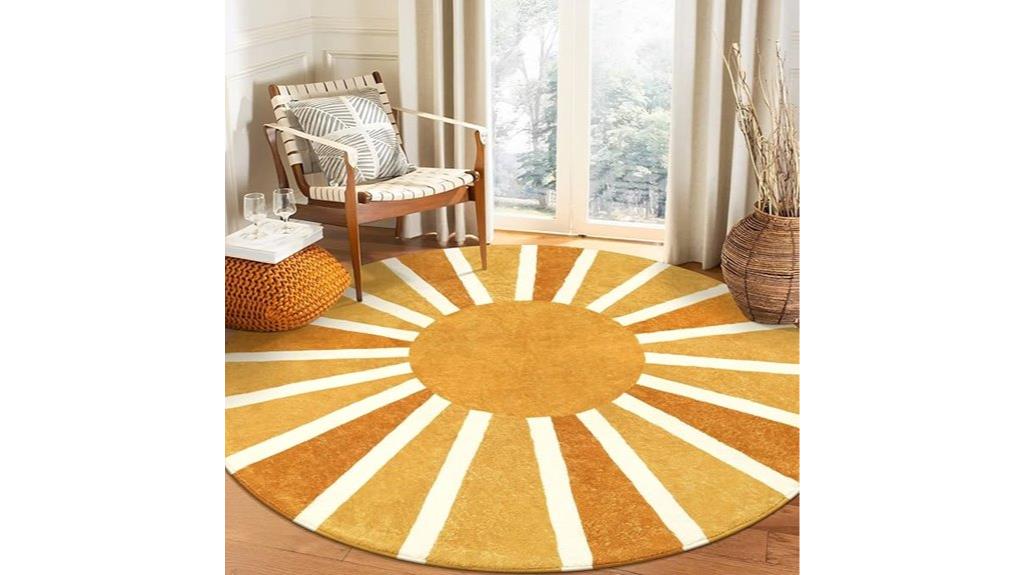 8ft lahome round rug