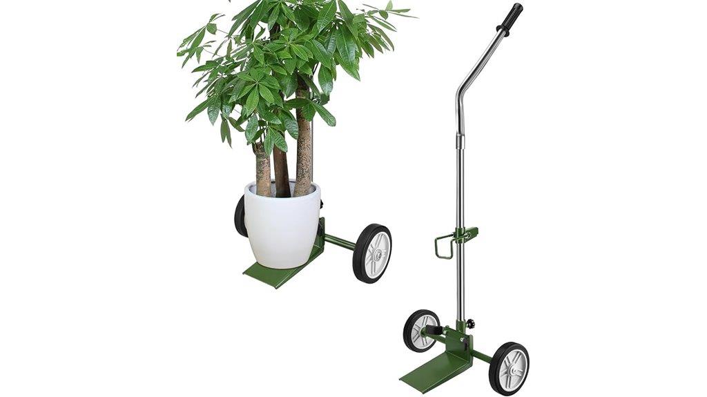 add wheels to plant mover