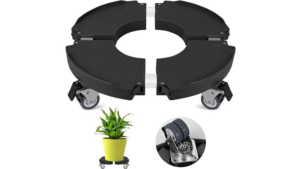 adjustable heavy duty plant caddy