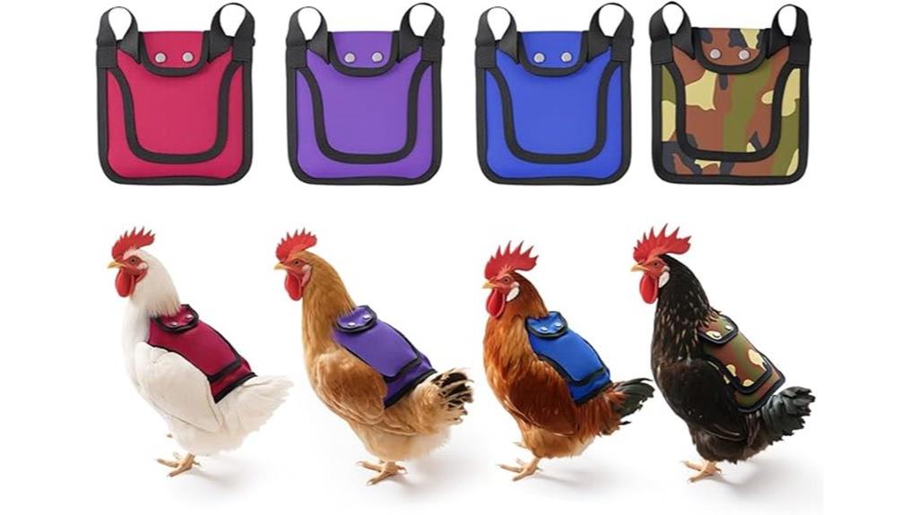 adjustable hen saddle straps