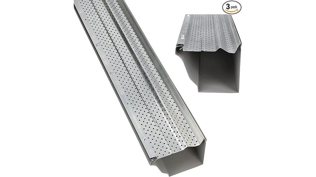 aluminum leaf debris guard
