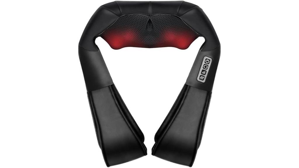 back and neck heat massager
