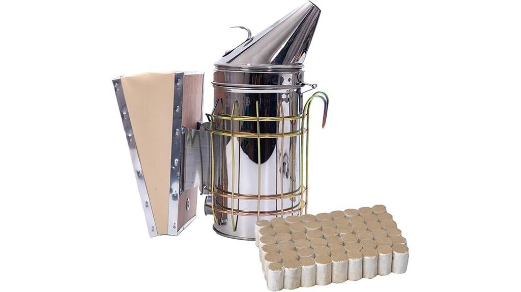 bee smoker with pellets
