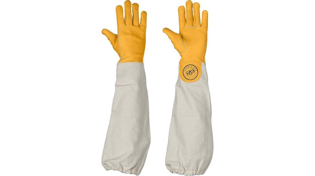 beekeeping gloves with sleeves
