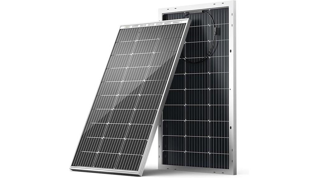 bifacial 100w solar panel