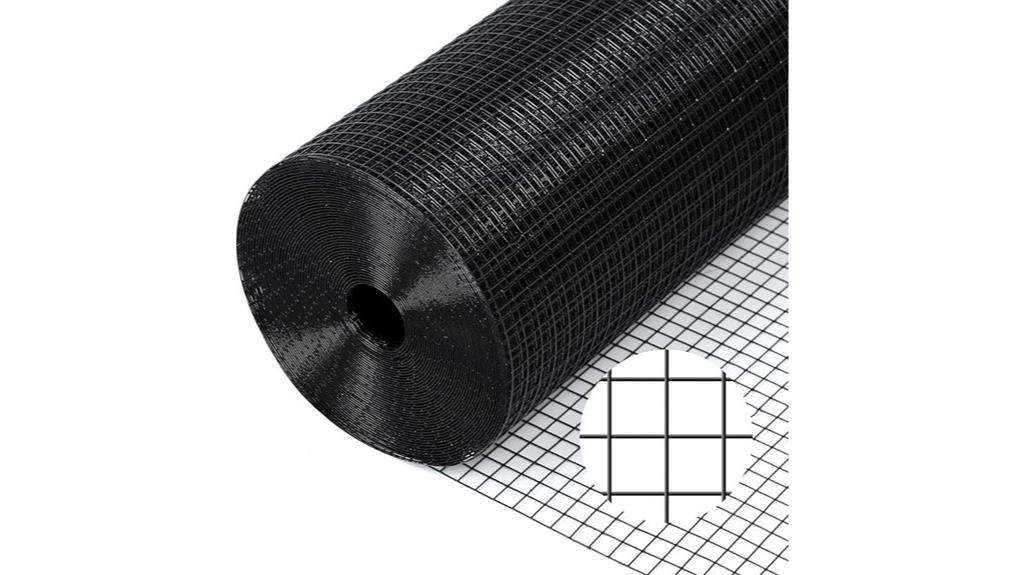 black 19 gauge chicken wire