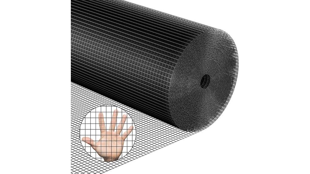 black 48x100 vinyl mesh
