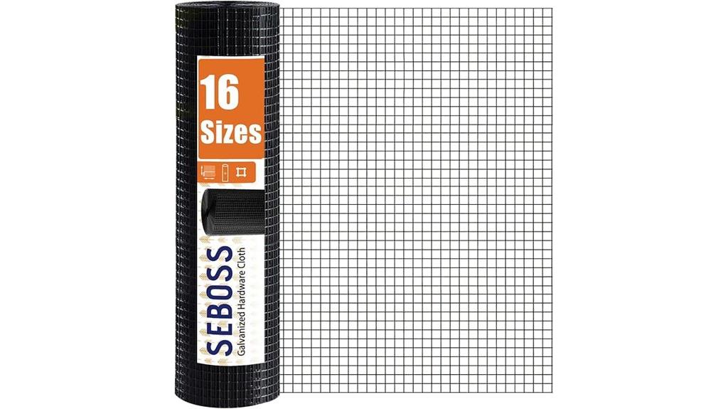 black hardware cloth roll