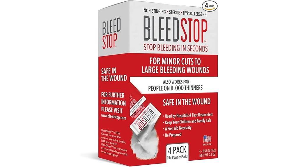 blood clotting first aid powder