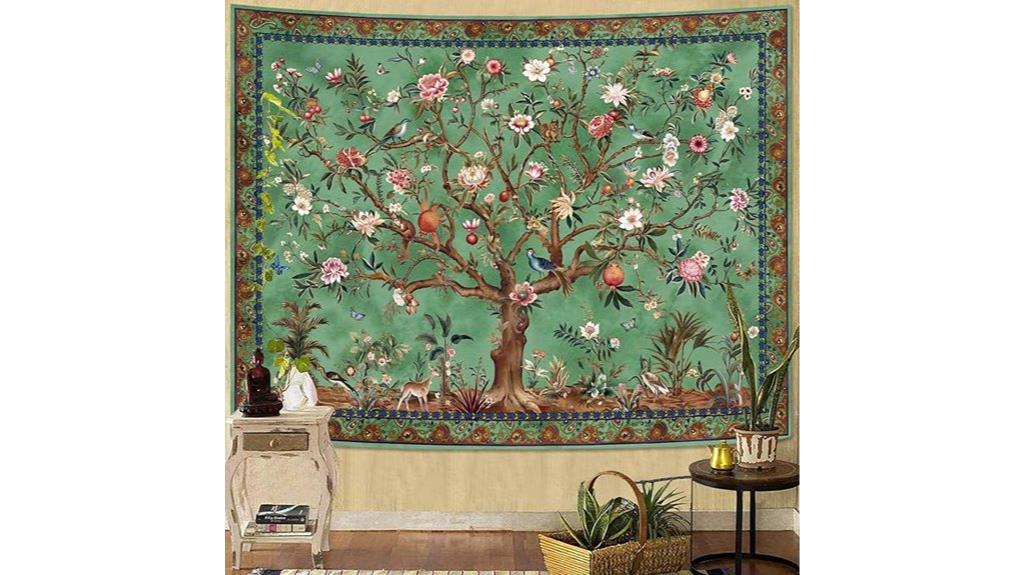 boho tree tapestry 36x48