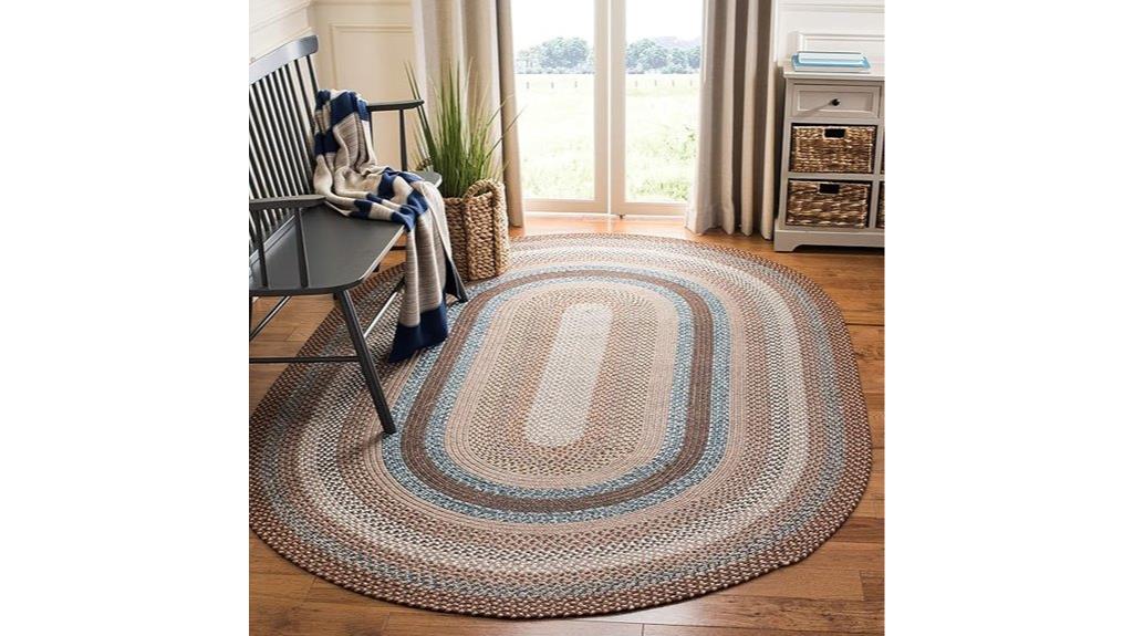 braided collection area rug