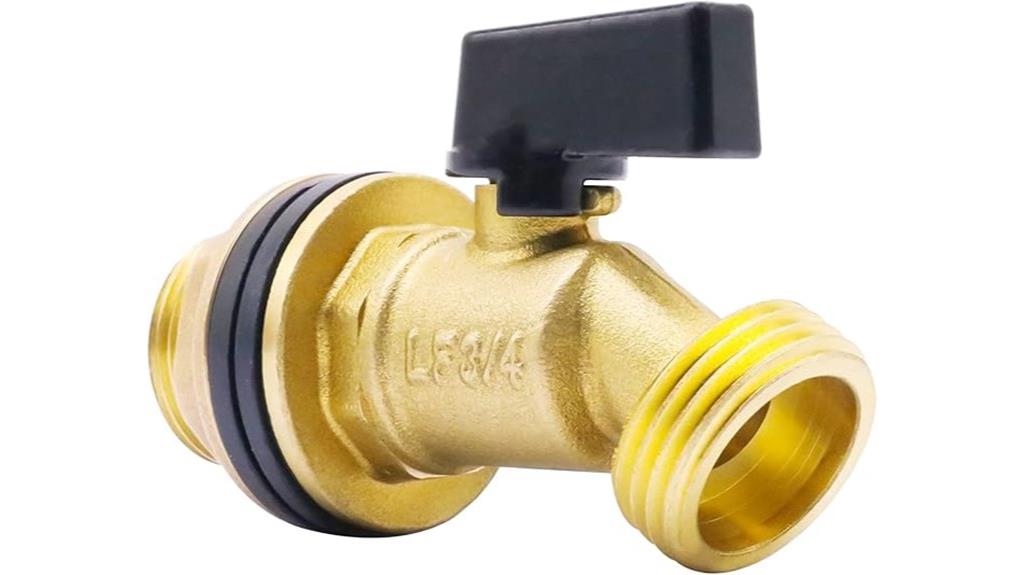brass rain barrel spigot