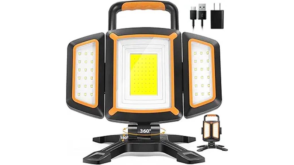 bright rechargeable magnetic work light