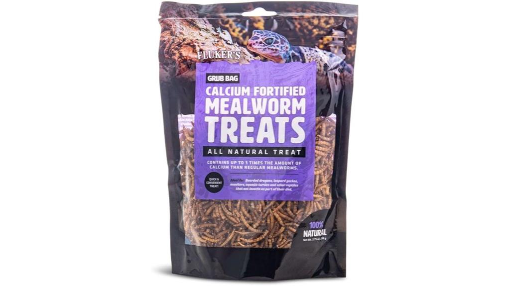 calcium fortified mealworm treats