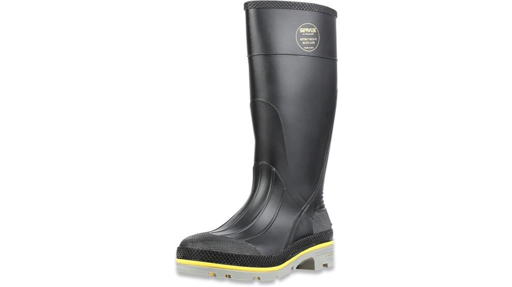 chemical resistant steel toe boots