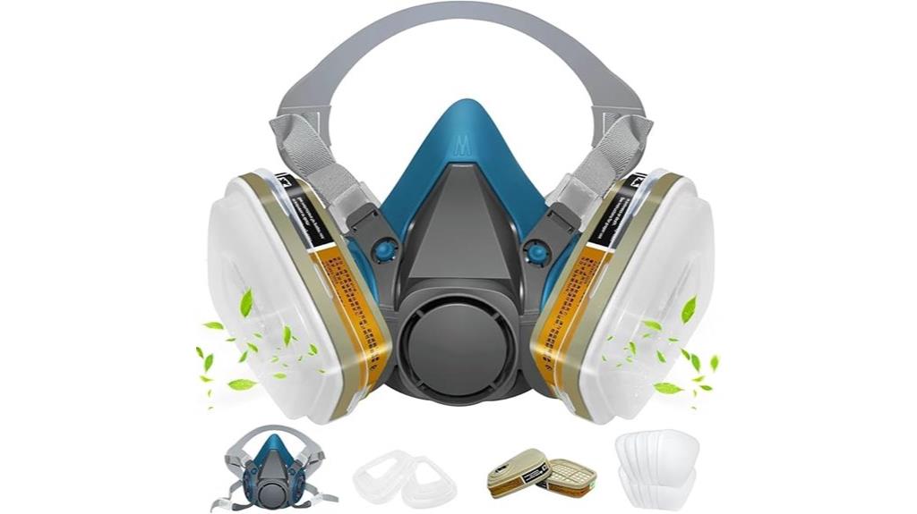 chemical spray mask filters