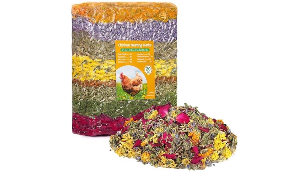 chicken coop dried herbs