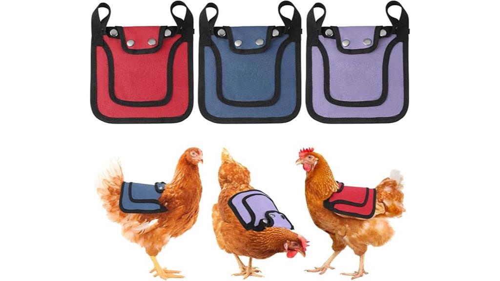 chicken saddle adjustable straps