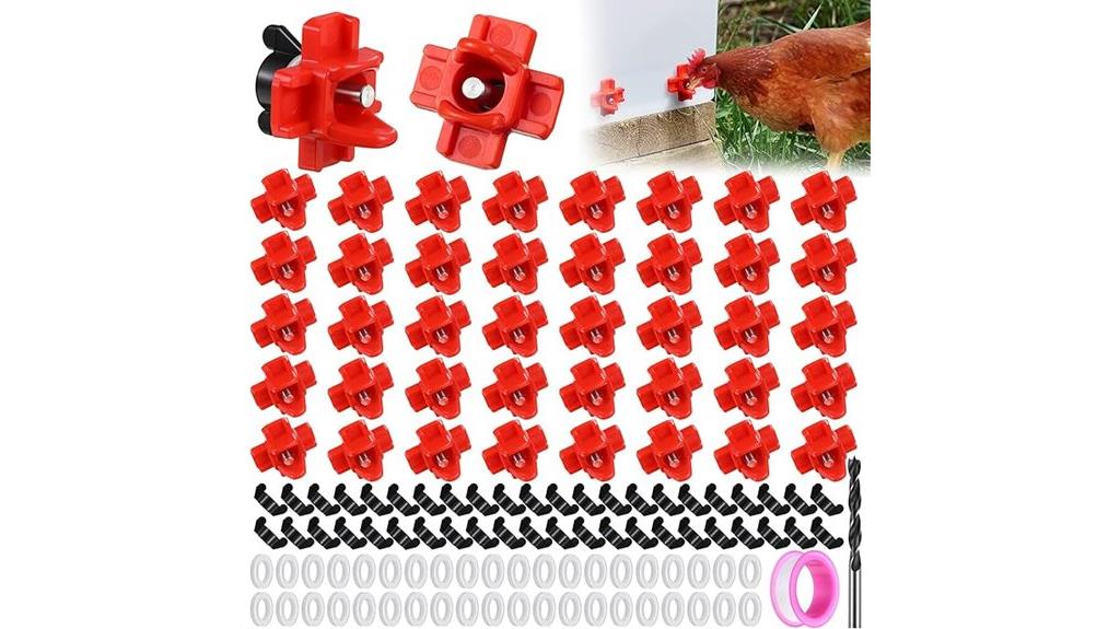chicken waterer nipple kit