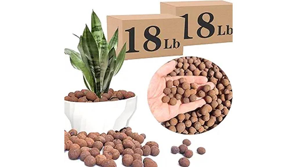 clay pebbles for hydroponics