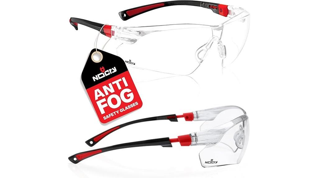 clear anti fog uv safety