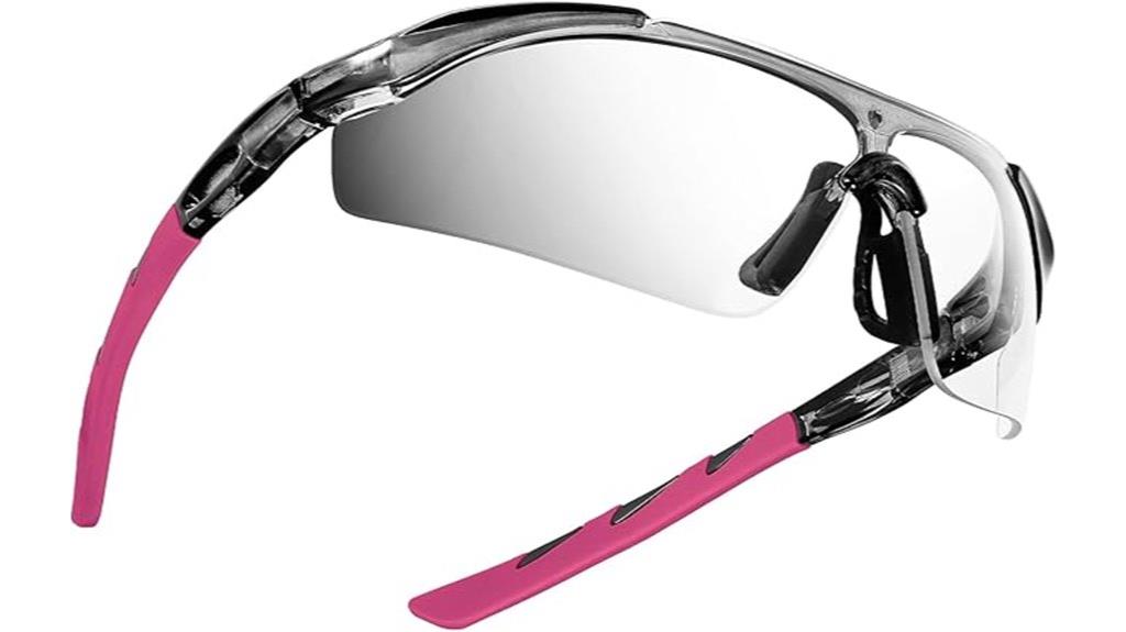 clear lens pickleball glasses